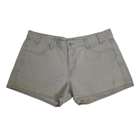 Levi's Women's Khaki Denim Jean Short Size 13 Jr - Picture 1 of 9